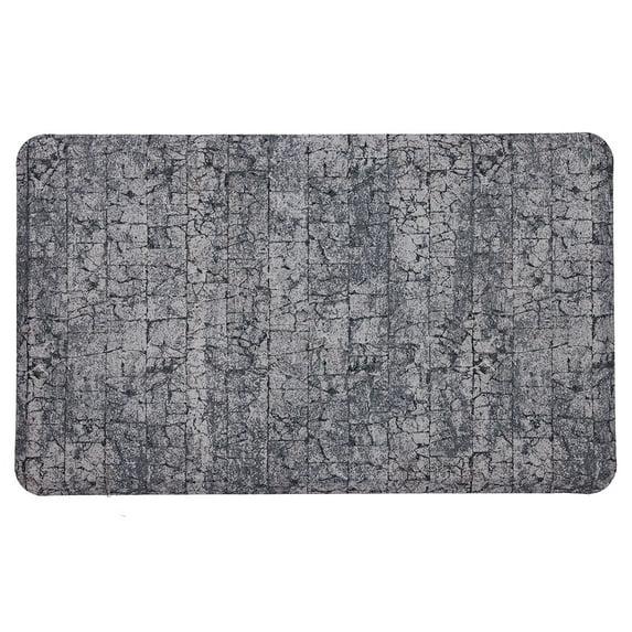 Mohawk Home Dri-Pro Cushion Kitchen Mat, Salten ,Grey, 1' 6" X 2' 6"