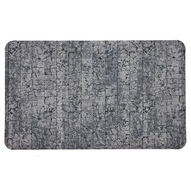 Mohawk Home Dri-Pro Cushion Kitchen Mat, Salten ,Grey, 1' 6" X 2' 6"