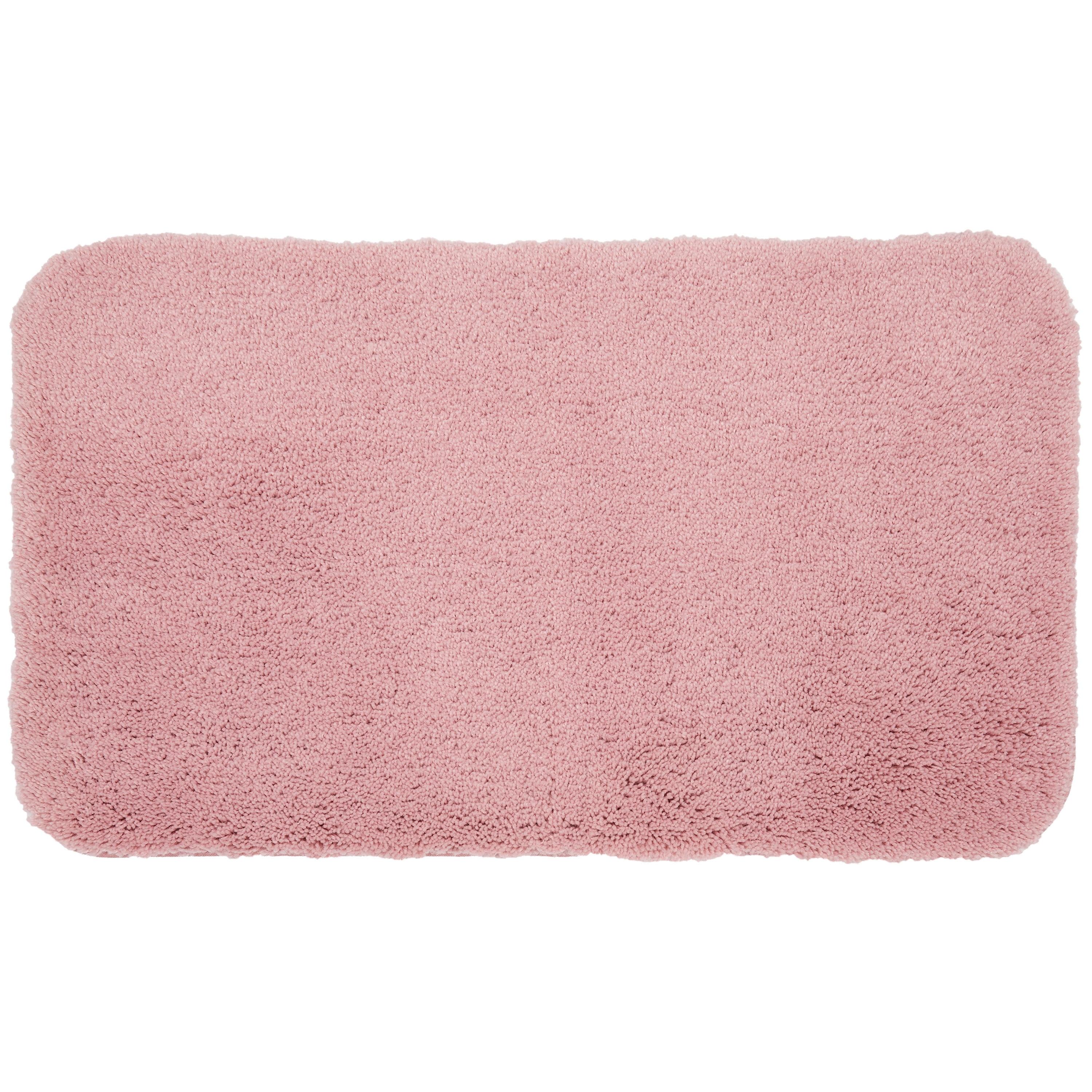 Mohawk Home Pure Perfection Nylon Bath Rug Scatter, Rose Pink 1'5" x 2'