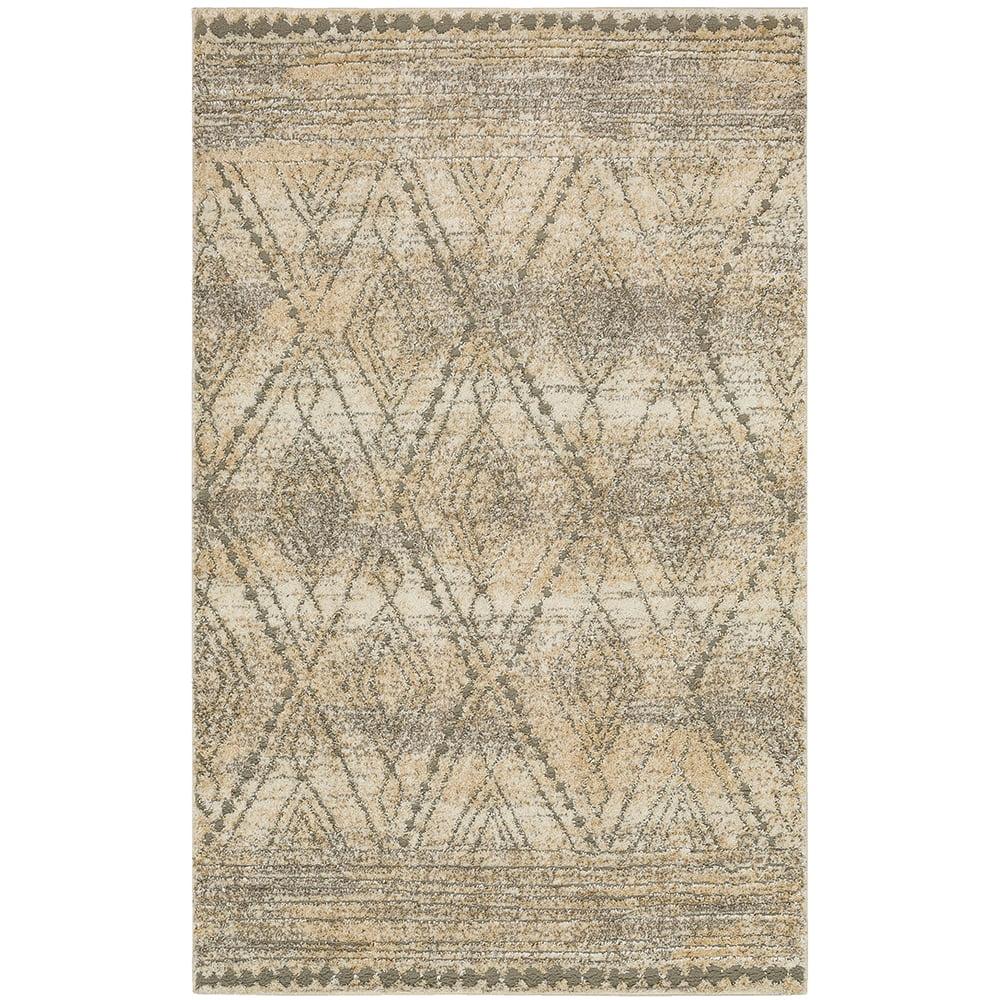 Mohawk Home Vado Geometric Indoor Woven Area Rug, Tan, 3' 4" x 5'