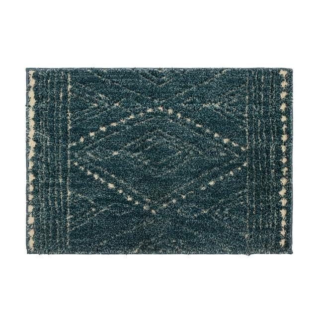 Mohawk Home Vado Geometric Woven Indoor Area Rug, Blue, 2' x 3'