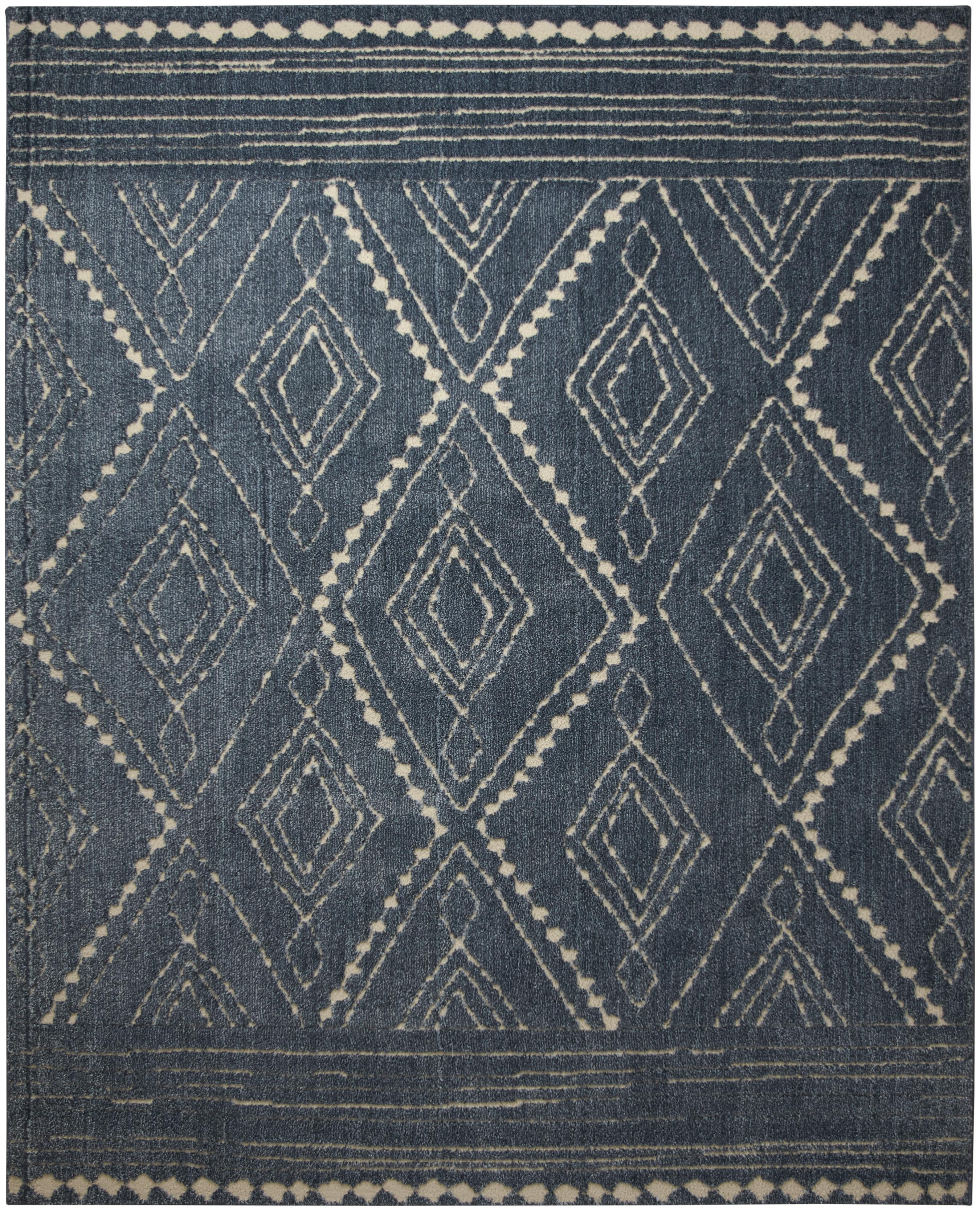 Mohawk Home Vado Geometric Woven Indoor Area Rug, Blue, 4' x 6'