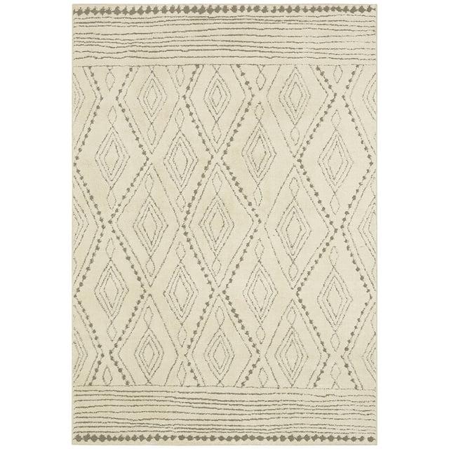 Mohawk Home Vado Geometric Woven Indoor Area Rug, Cream, 4' x 6'