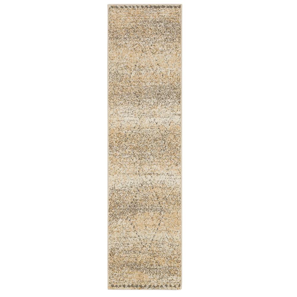 Mohawk Home Vado Geometric Woven Indoor Runner Rug, Tan, 2' x 6'