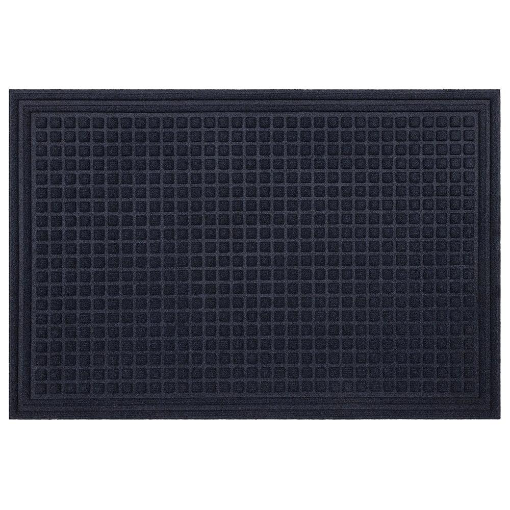 Blue Waffle Grid Impressions 18"x30" Rubber Utility Mat