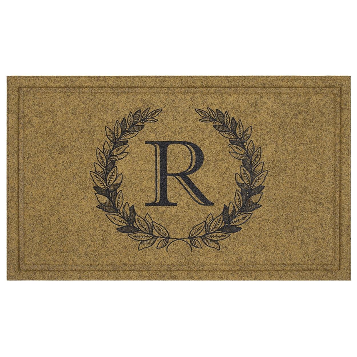 Personalized Faux Coir Outdoor Doormat for Fall, 24" x 36"