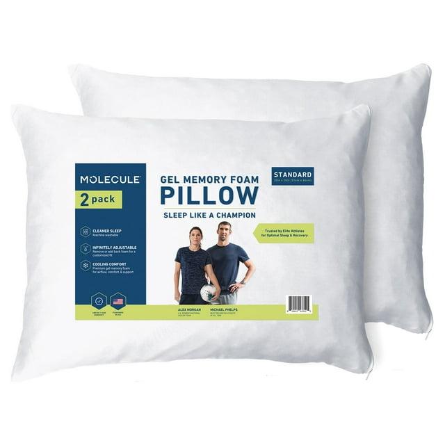 MOLECULE Memory Foam Medium Cooling Pillow