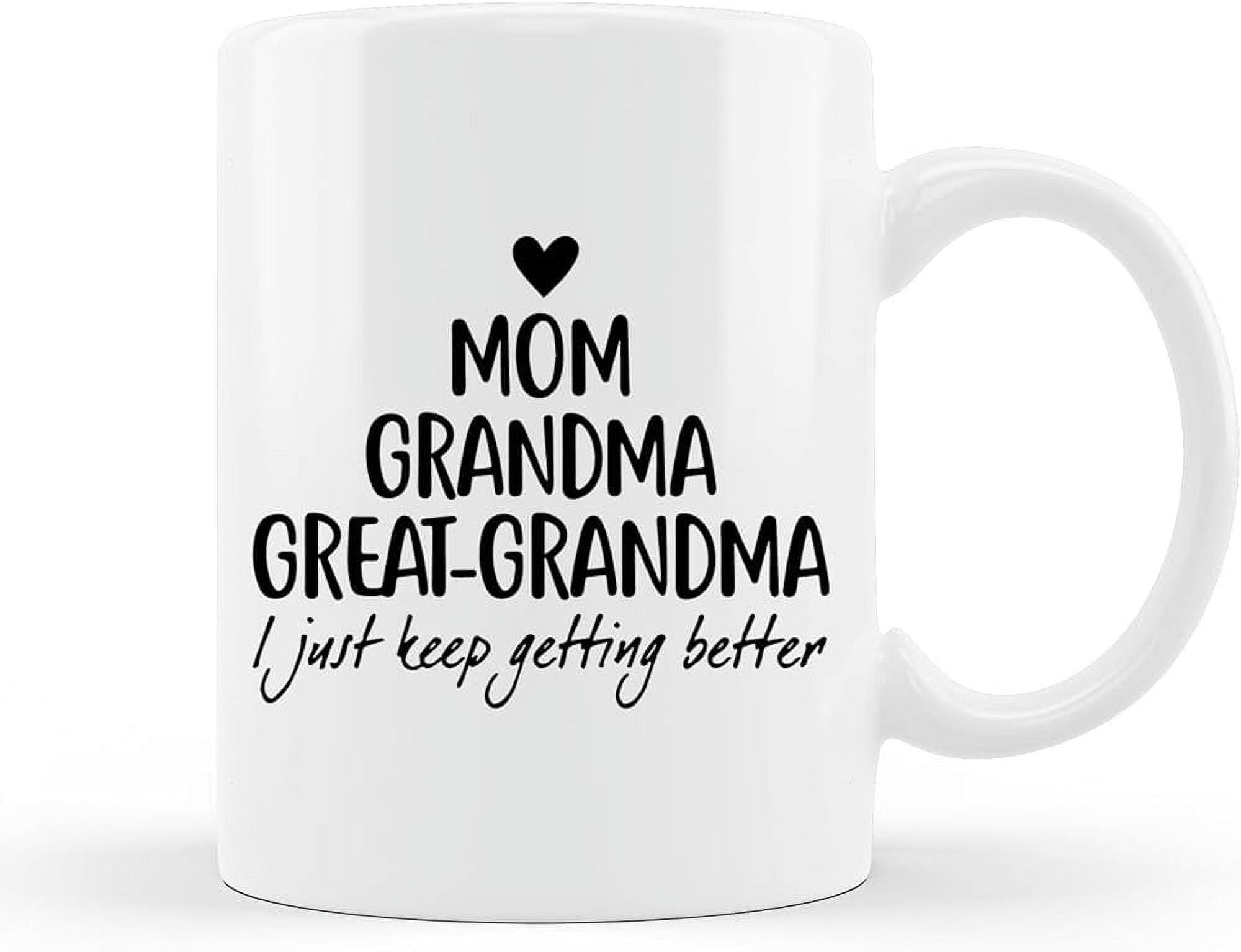 White Ceramic Grandma Promotion Coffee Mug 11oz