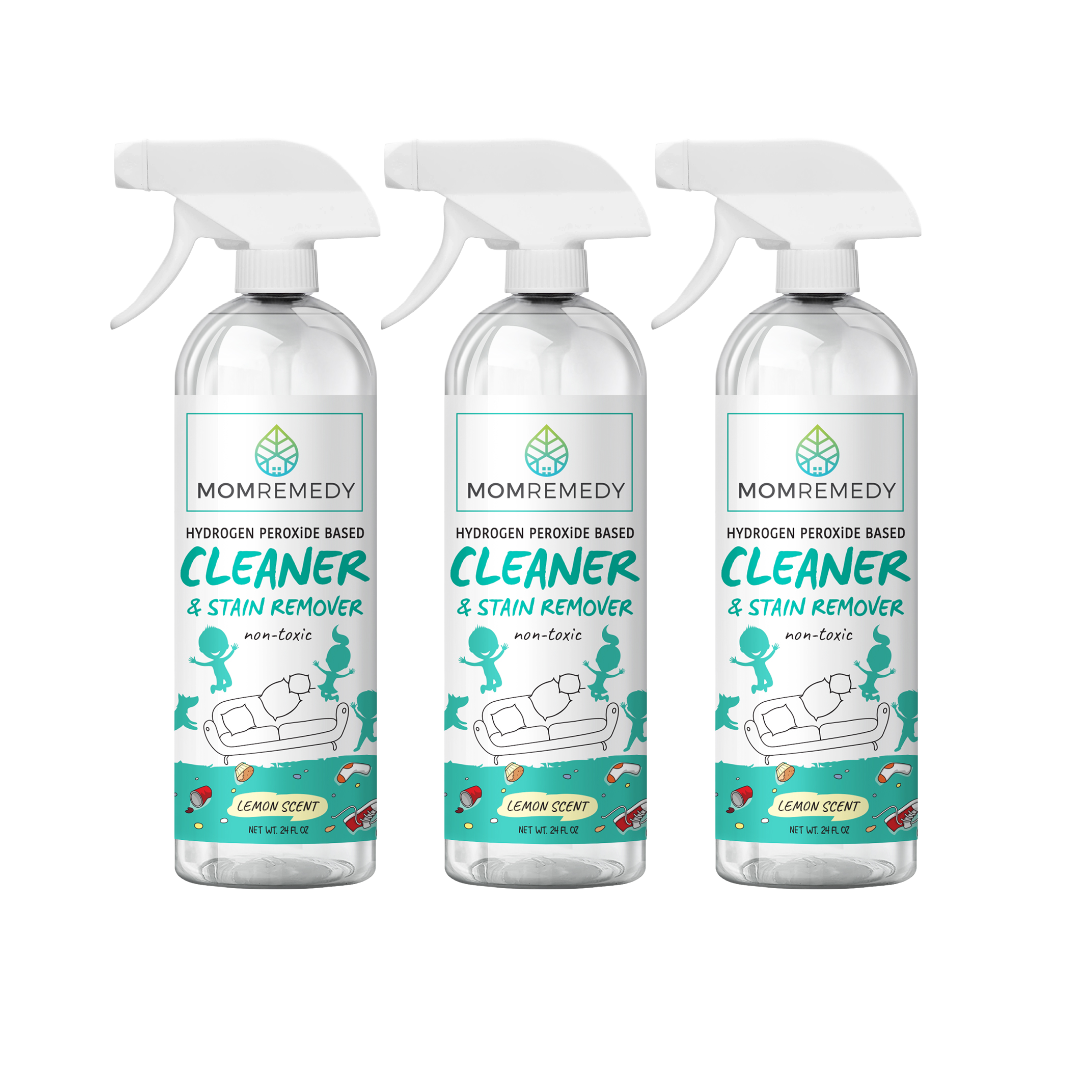 MomRemedy Hydrogen Peroxide Based Household Cleaner & Stain Remover - 24oz each/3-pack