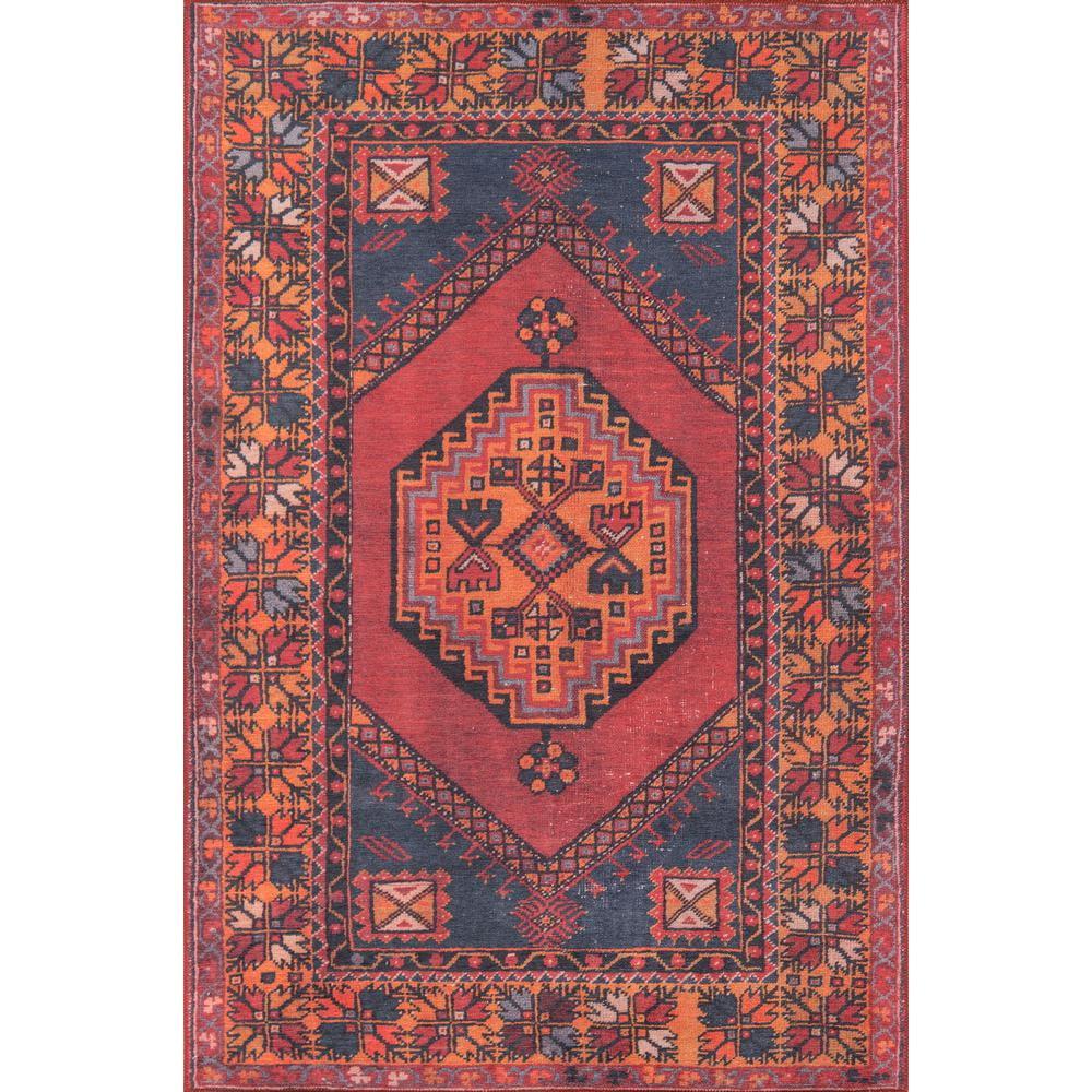 Momeni Afshar Polyester Machine Made Red Area Rug 2' X 3'