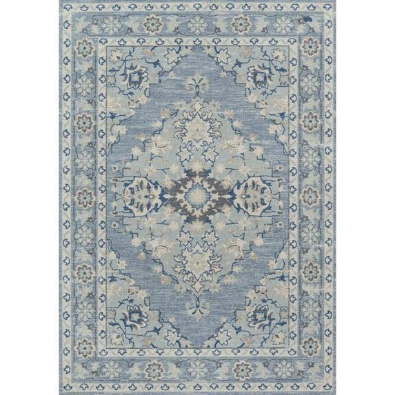2'3"x7'6" Anatolia Marquis Runner Rug Blue - Momeni