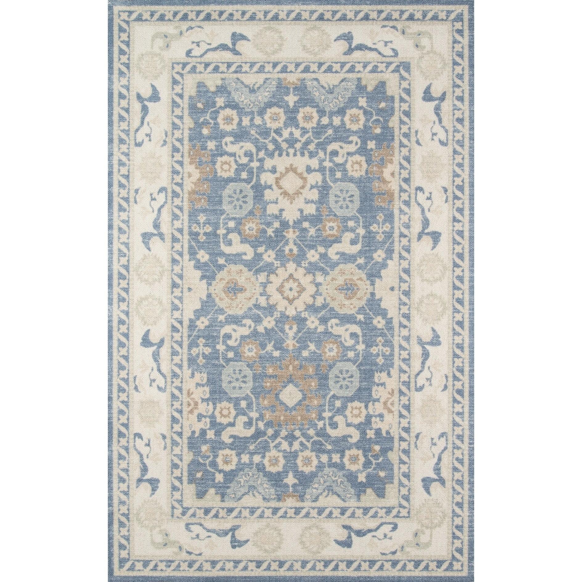 Momeni  Anatolia Wool Blend Traditional Area Rug 5'3" x 7'6" 5' x 8' Indoor
