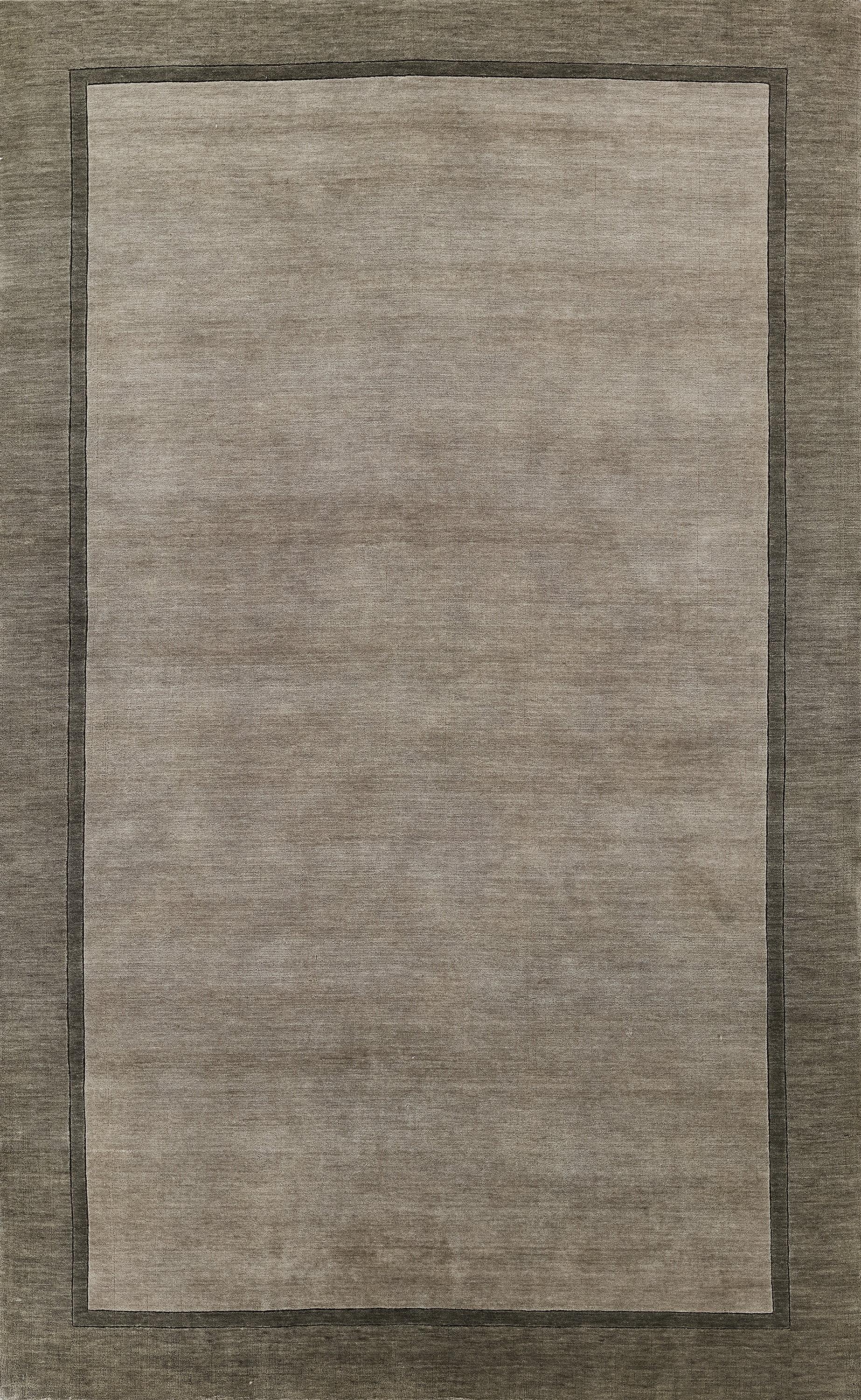 Momeni Beckton Hand Loomed Wool Grey Area Rug 3'6" X 5'6"