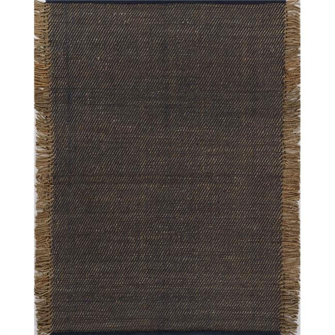 Handmade Clara Blue Wool 3' x 5' Flat Woven Area Rug