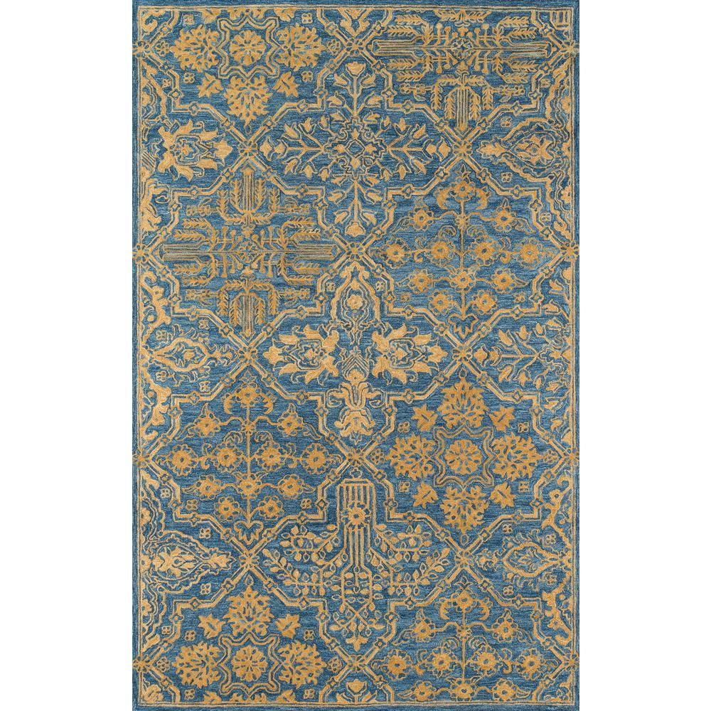 Momeni Traditional Rectangle Area Rug, Blue, 3'6" X 5'6"