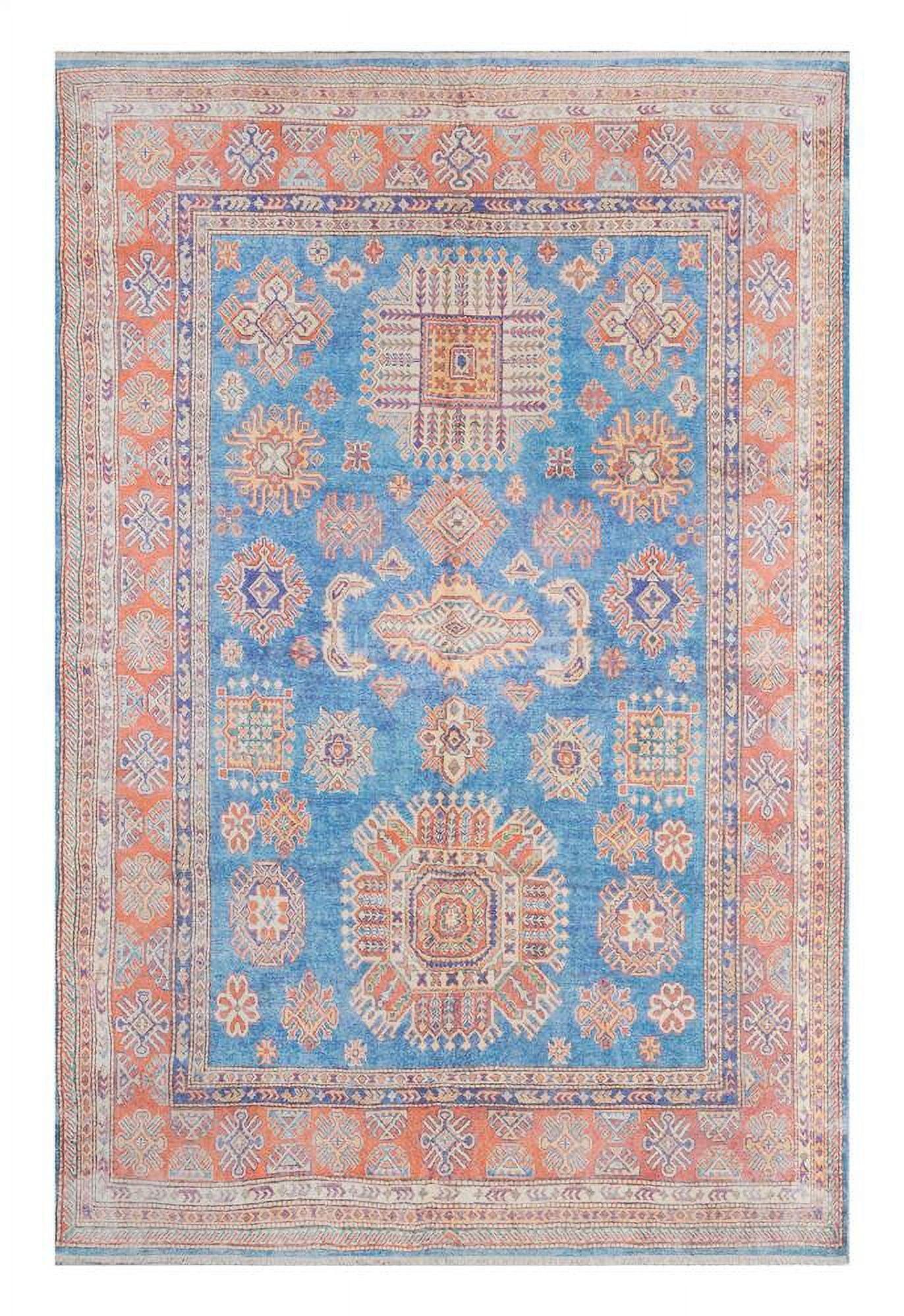 2'x3' Chandler Accent Rug Blue - Momeni: Bohemian Shibori Pattern, Medium Pile, Indoor, Cotton & Polyester, Rectangle