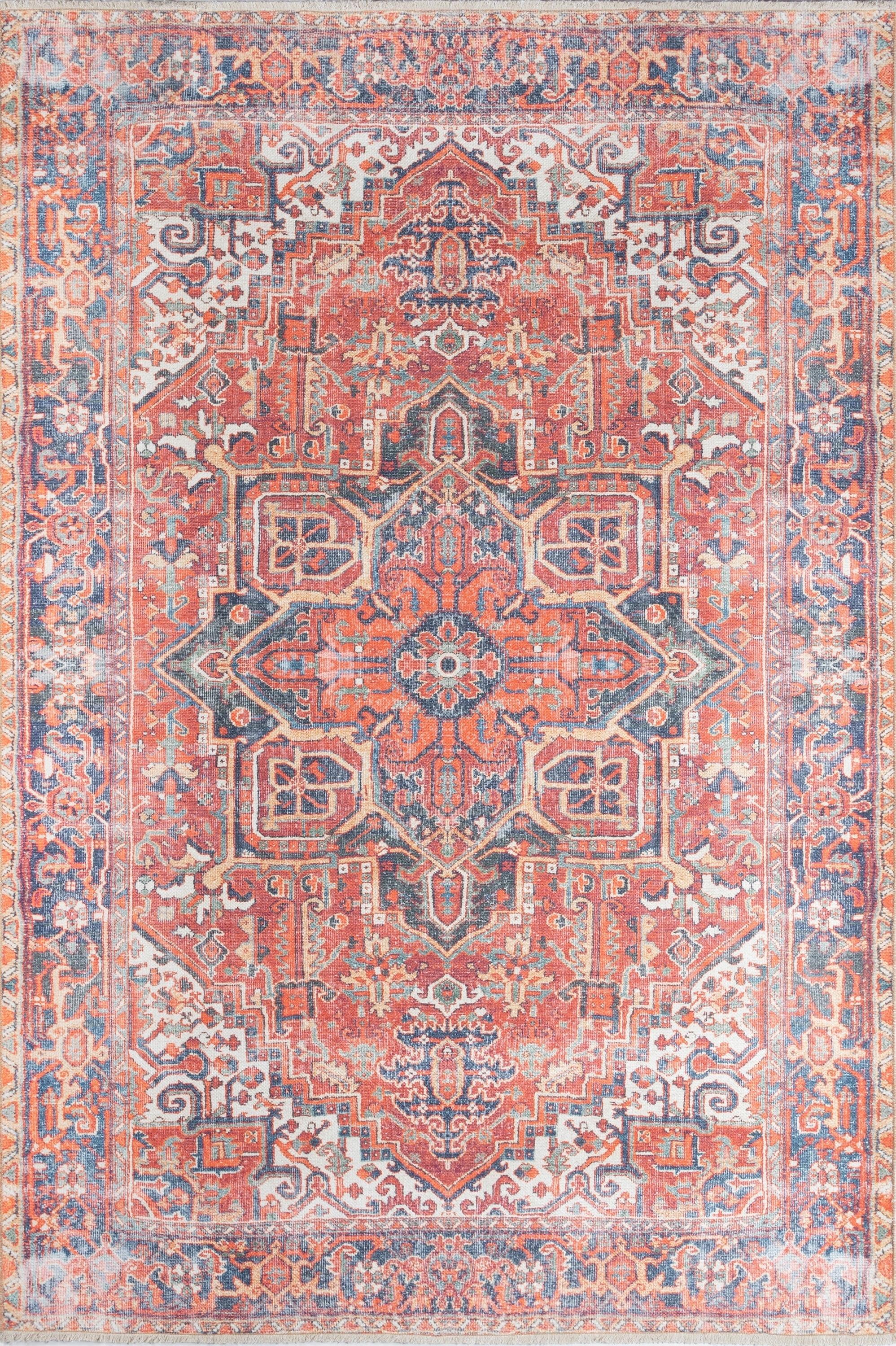 Chandler Medallion Rug Red - Momeni