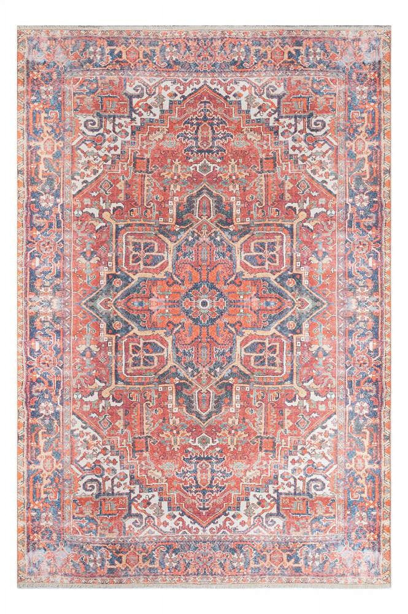 Chandler Medallion Rug Red - Momeni