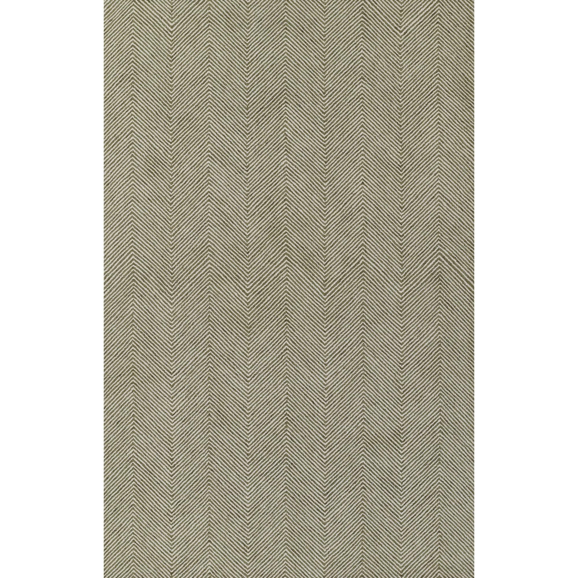 Momeni Charles Zig Zag Area Rug, 9' X 12', Green