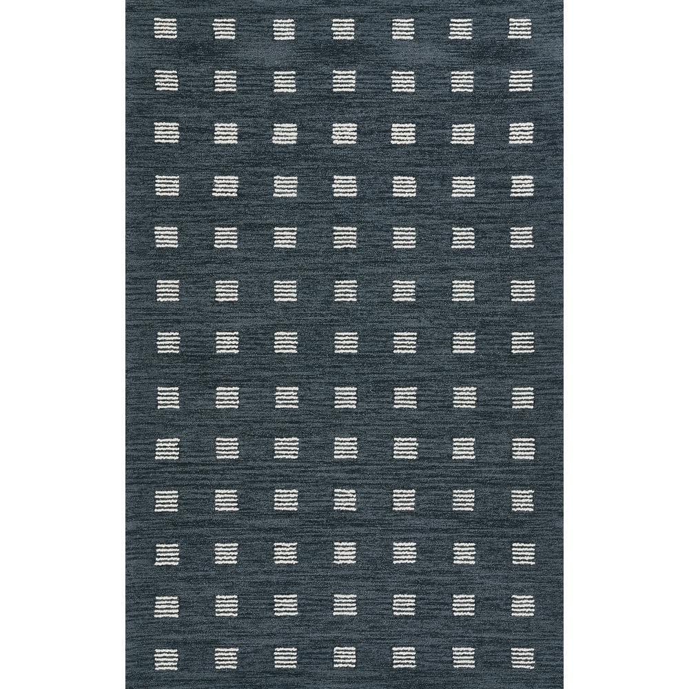 Ebba Hand-Tufted Wool Rug - Blue / 5' x 8'