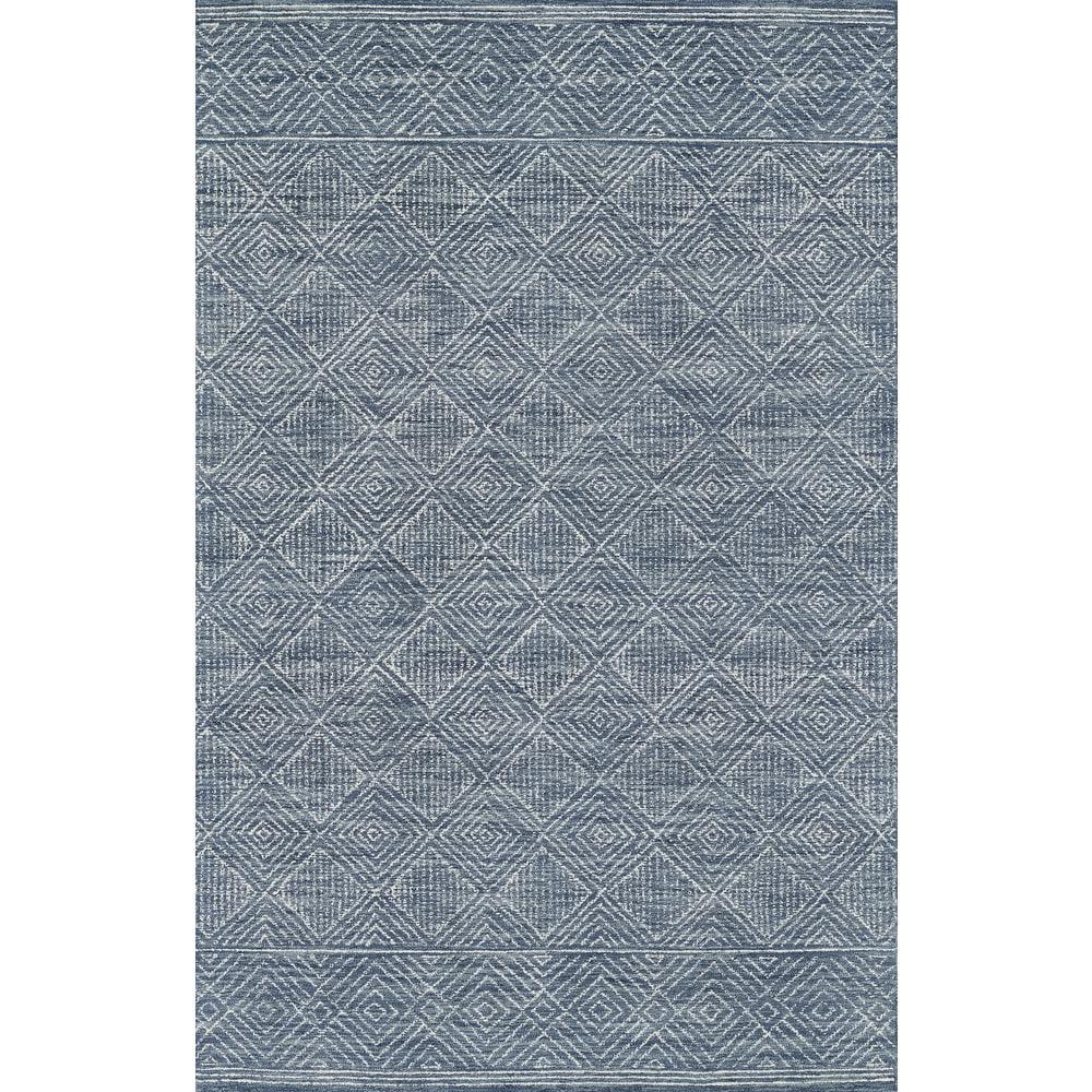 Momeni Contemporary Rectangle Area Rug, Denim, 3'6" X 5'6"