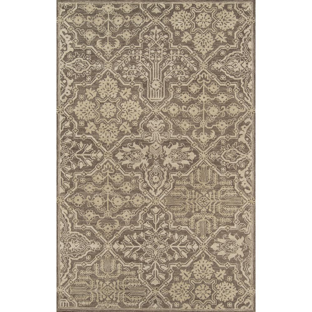 Momeni Cosette Wool Hand Tufted Brown Area Rug 5' X 8'