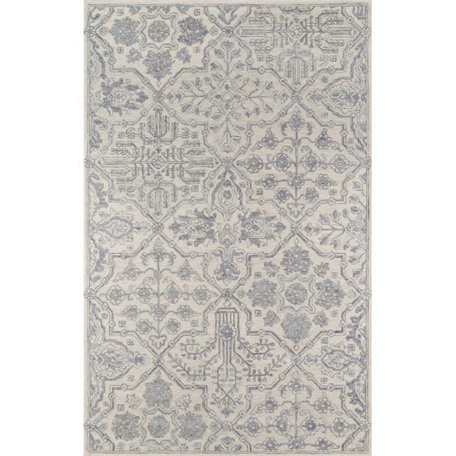 Momeni Cosette Wool Hand Tufted Grey Area Rug 3'6" X 5'6"