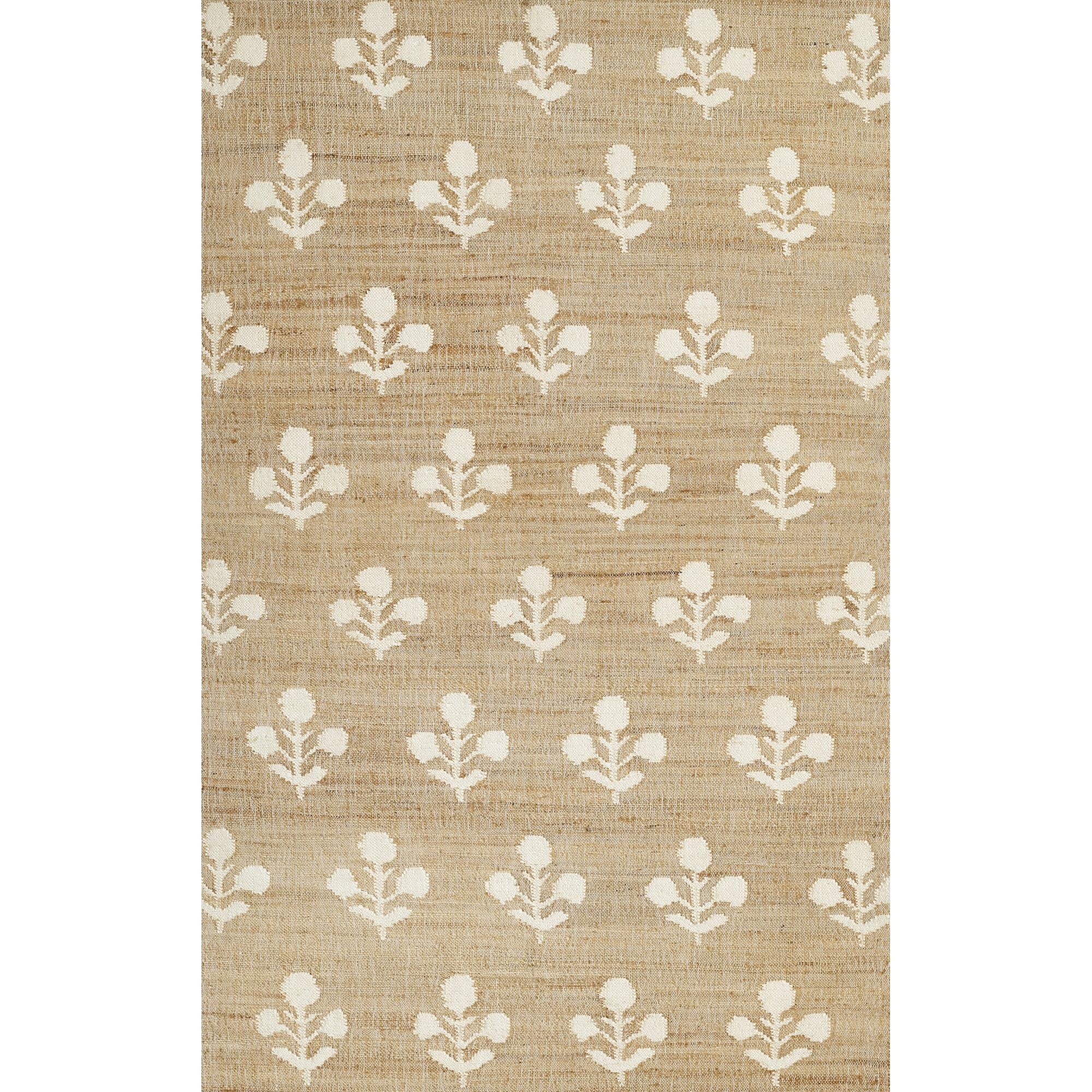 Erin Gates by Momeni Orchard Bloom Natural Hand Woven Wool and Jute Area Rug