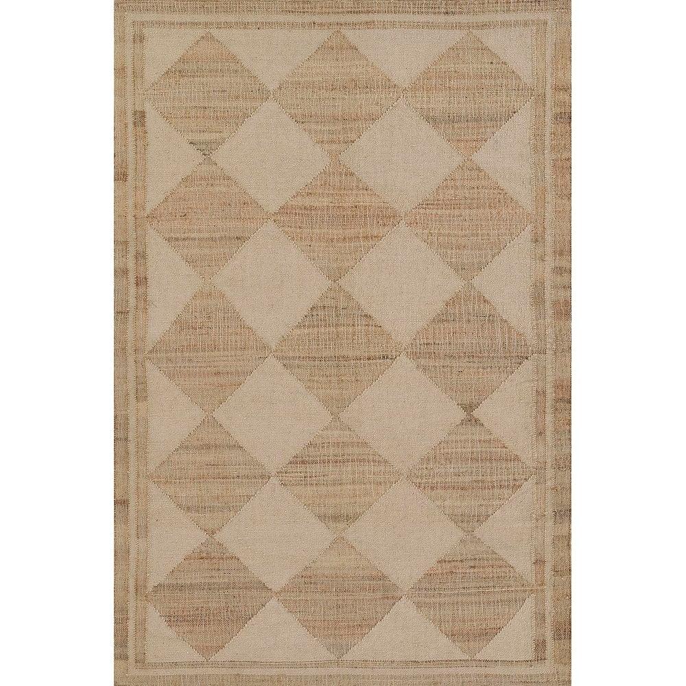 Erin Gates by Momeni Orchard Court Ivory Hand Woven Wool and Jute Area Rug