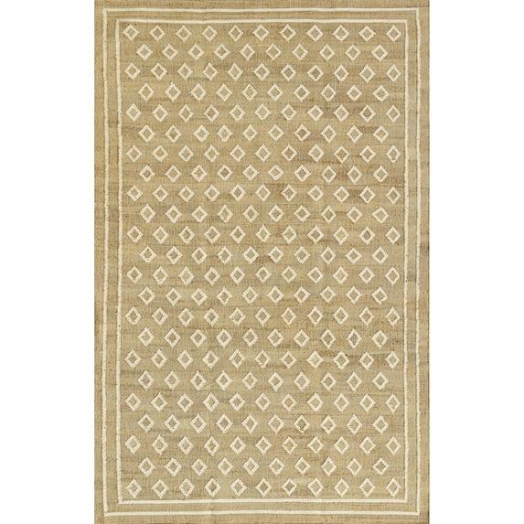 Erin Gates by Momeni Orchard Tiny Diamond Natural Hand Woven Wool and Jute Area Rug