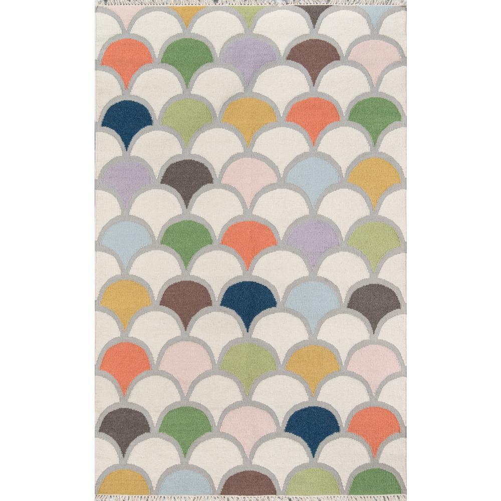 Novogratz Topanga Handwoven Geometric Wool Rug, 7'6" x 9'6", Multicolor