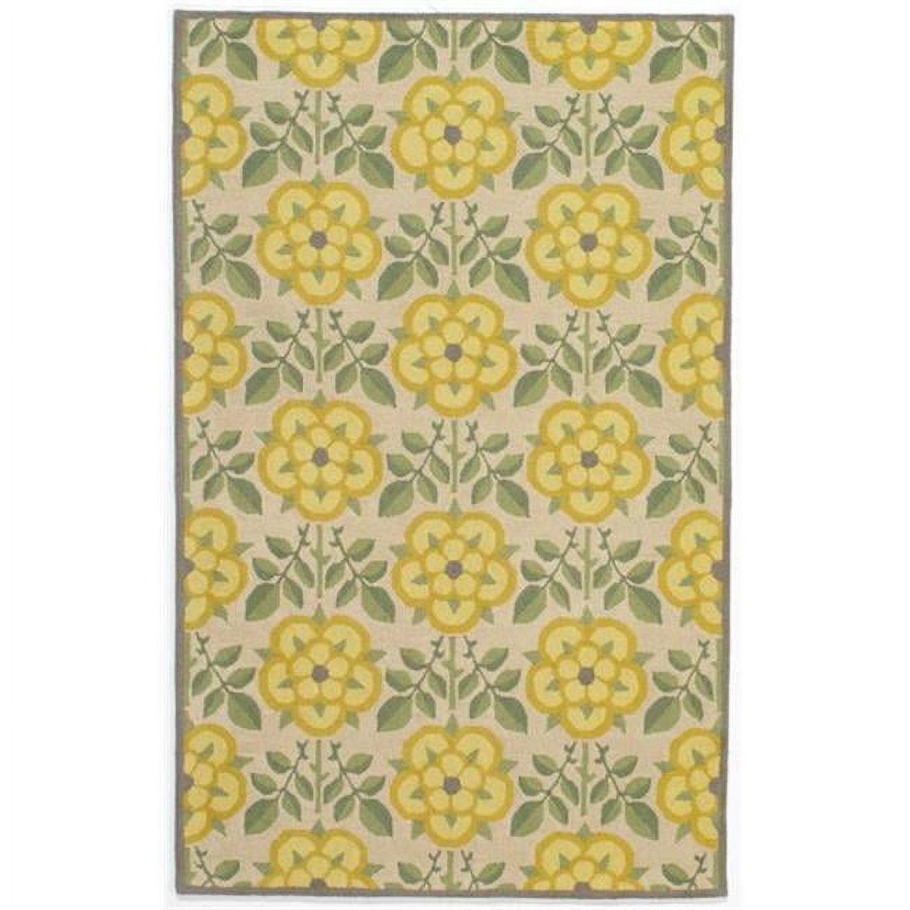 Momeni Contemporary Rectangle Area Rug, Yellow, 2' X 3'