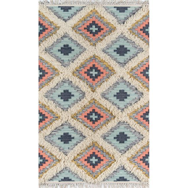 Novogratz by Momeni Indio Templin Wool Hand Made Multi Area Rug 2' X 3'