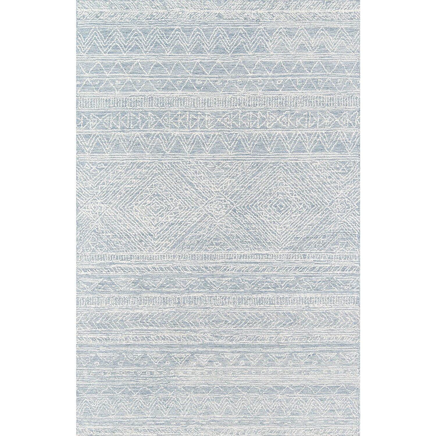 Momeni Mallorca Area Rug, Light Blue, 9' X 12'