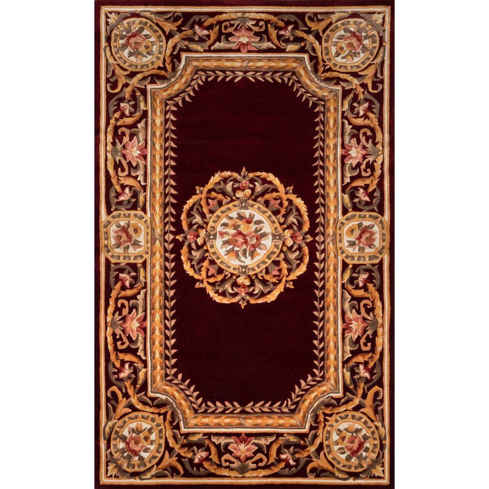 Momeni Transitional Runner Area Rug, Burgundy, 2'3" X 8' Runner