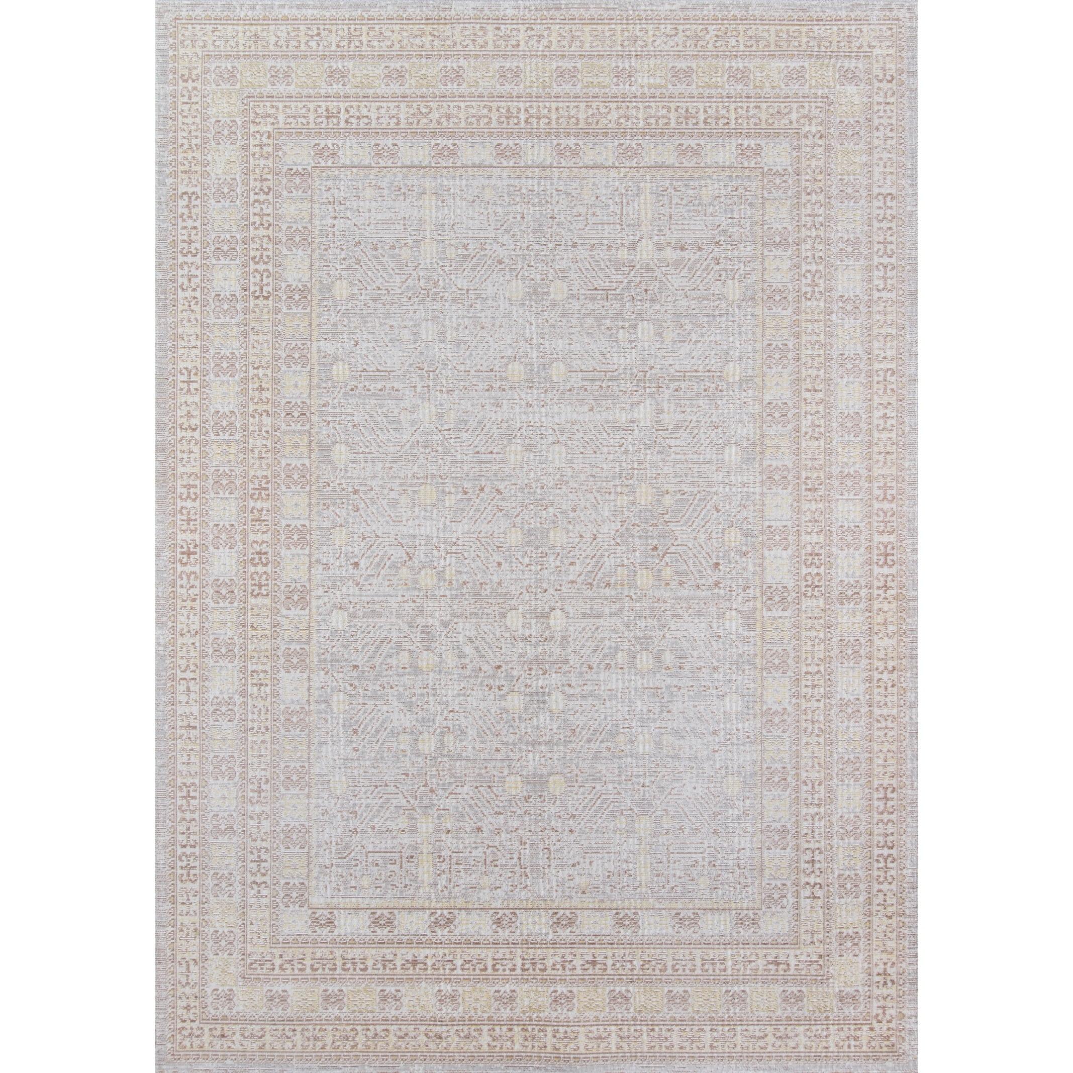 Momeni 9'3"x11'10" Isabella Dior Machine Loomed Area Rug Gray: Classic Medallion Pattern, Low Pile, Indoor Use