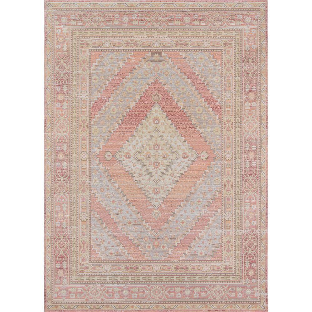 Momeni  Isabella Polyester Geometric Area Rug Pink 9'3" x 11'10" 9' x 12' Indoor Rectangle