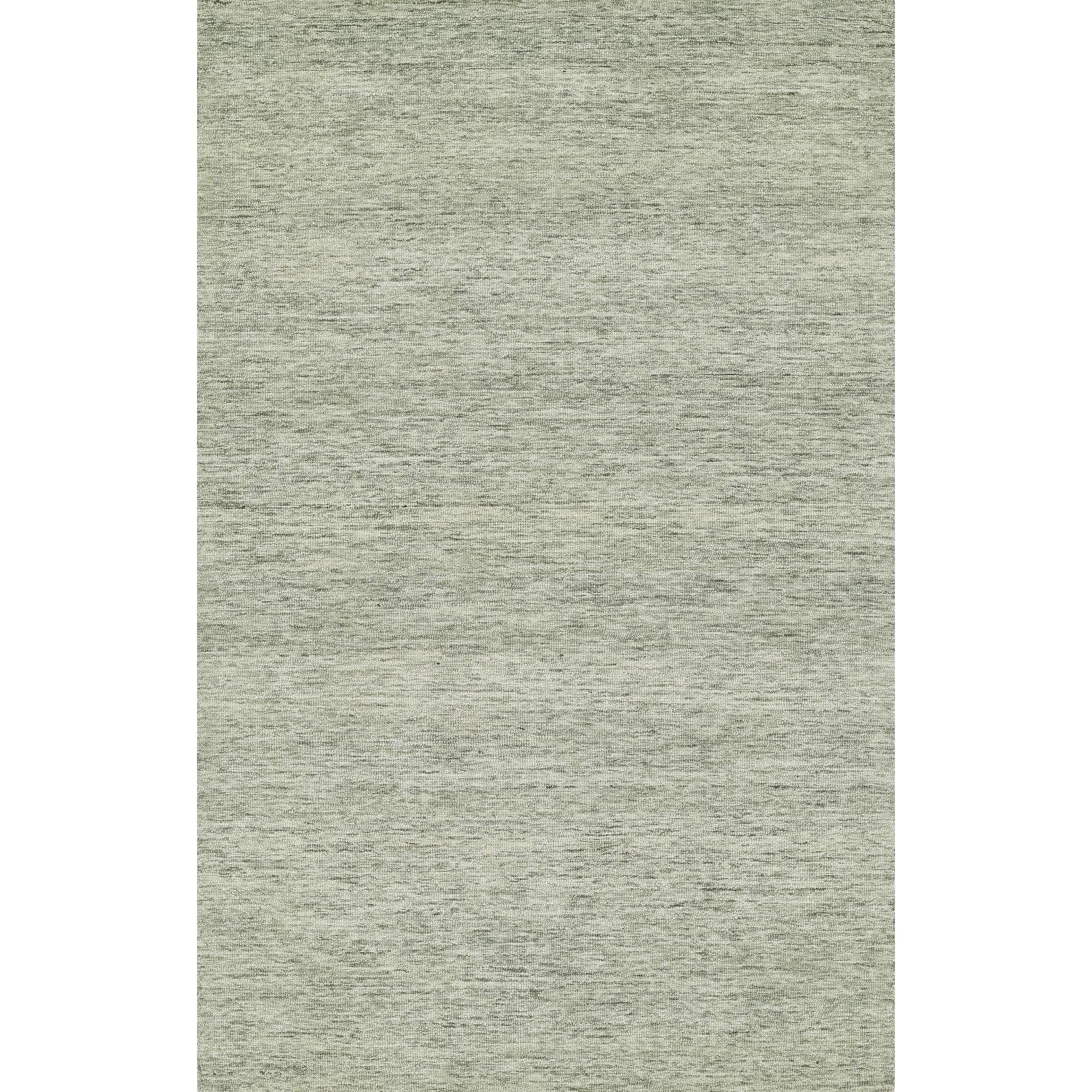 Momeni 3'6"x5'6" James Solid Handtufted Area Rug Sage Green: Wool, Low Pile, Indoor, Rectangle, Tufted Construction
