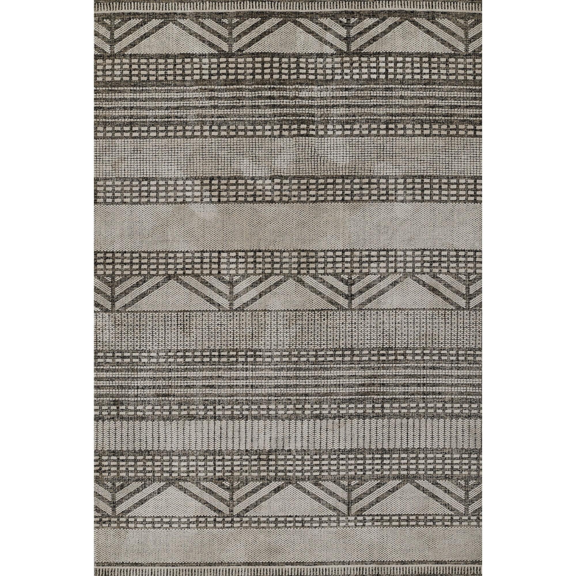 Momeni Noho Geometric Machine Loomed Rug Sand