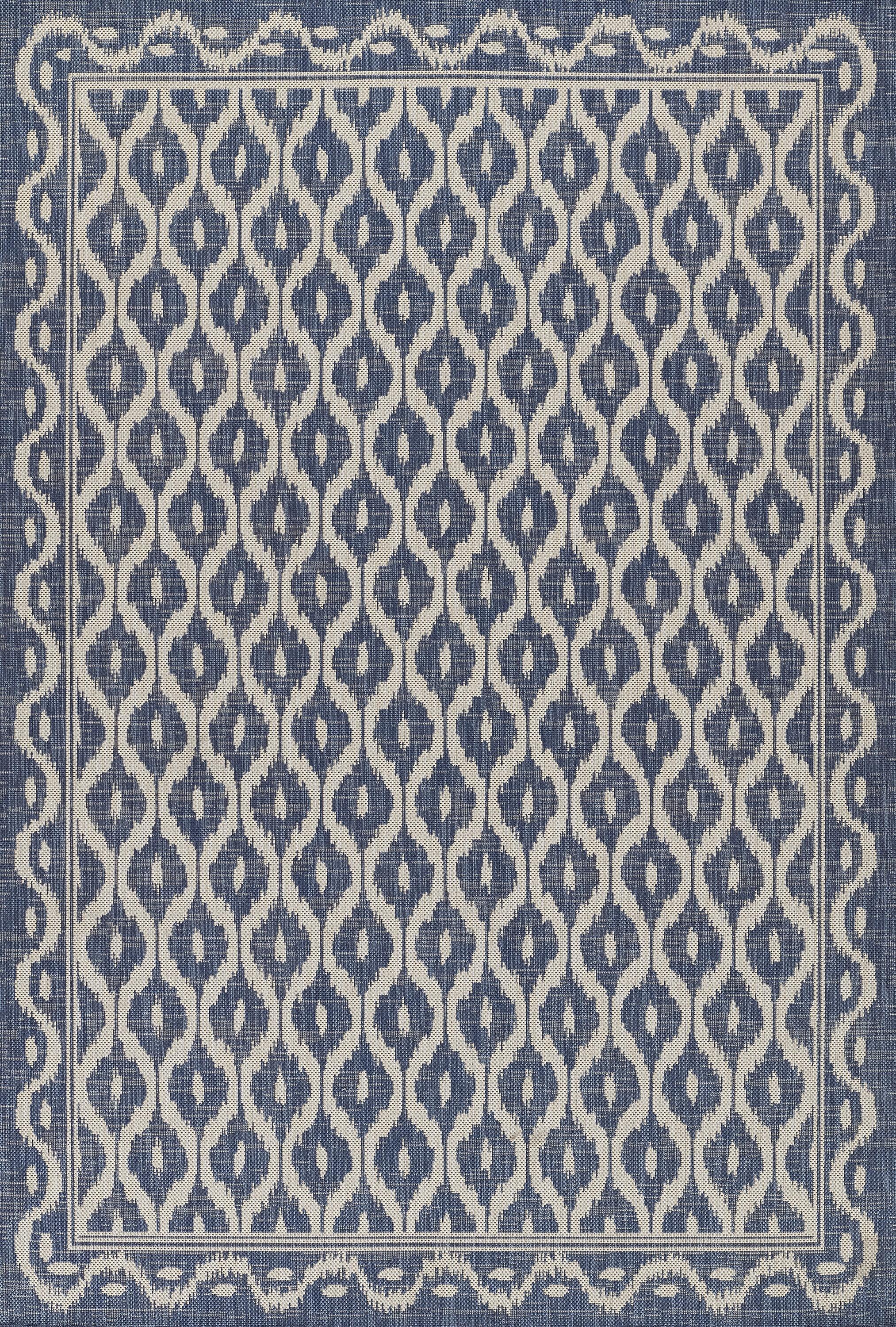 Momeni  Riviera Geometric Indoor Outdoor Rug 8' X 10' 8' x 10' Accent, Outdoor, Indoor