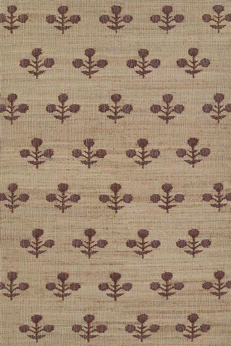 Erin Gates by Momeni Orchard Bloom Rust Hand Woven Wool and Jute Area Rug