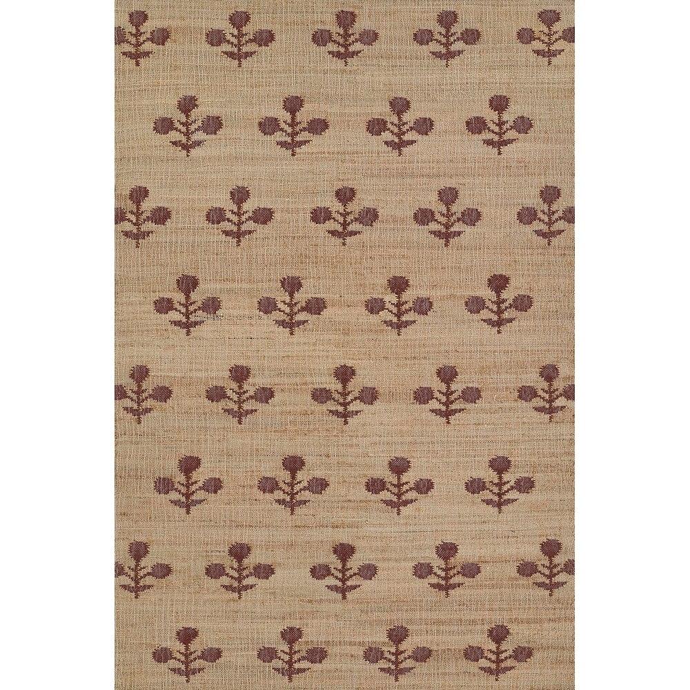 Erin Gates by Momeni Orchard Bloom Rust Hand Woven Wool and Jute Area Rug