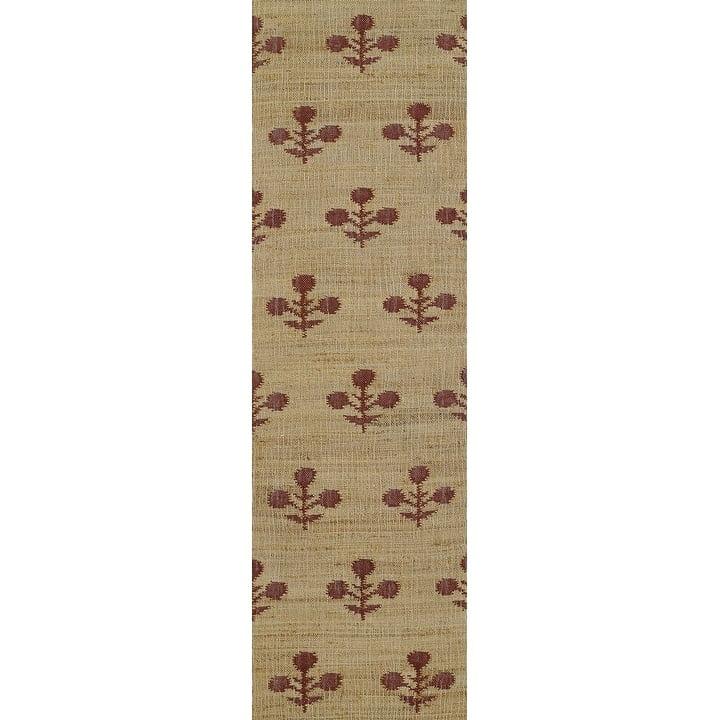Erin Gates by Momeni Erin Gates by Momeni Orchard Bloom Rust Hand Woven Wool and Jute Area Rug