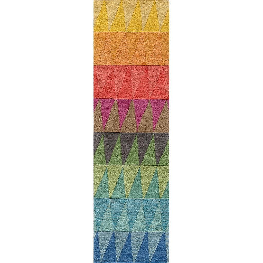 Momeni Rugs Delhi Collection Area Rug, 2'3" x 8' - Runner, Multicolor Red