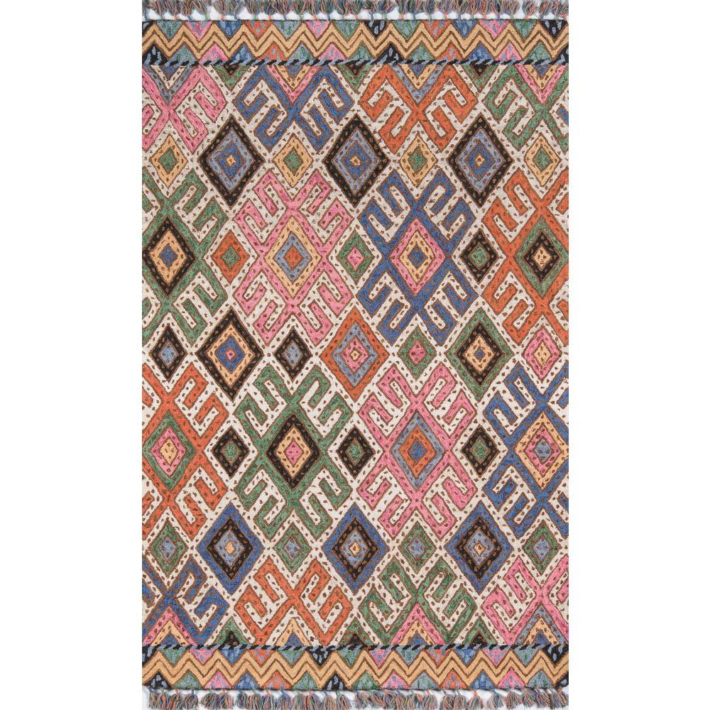 Tahoe Bleeker Geometric Tufted Accent Rug - Momeni