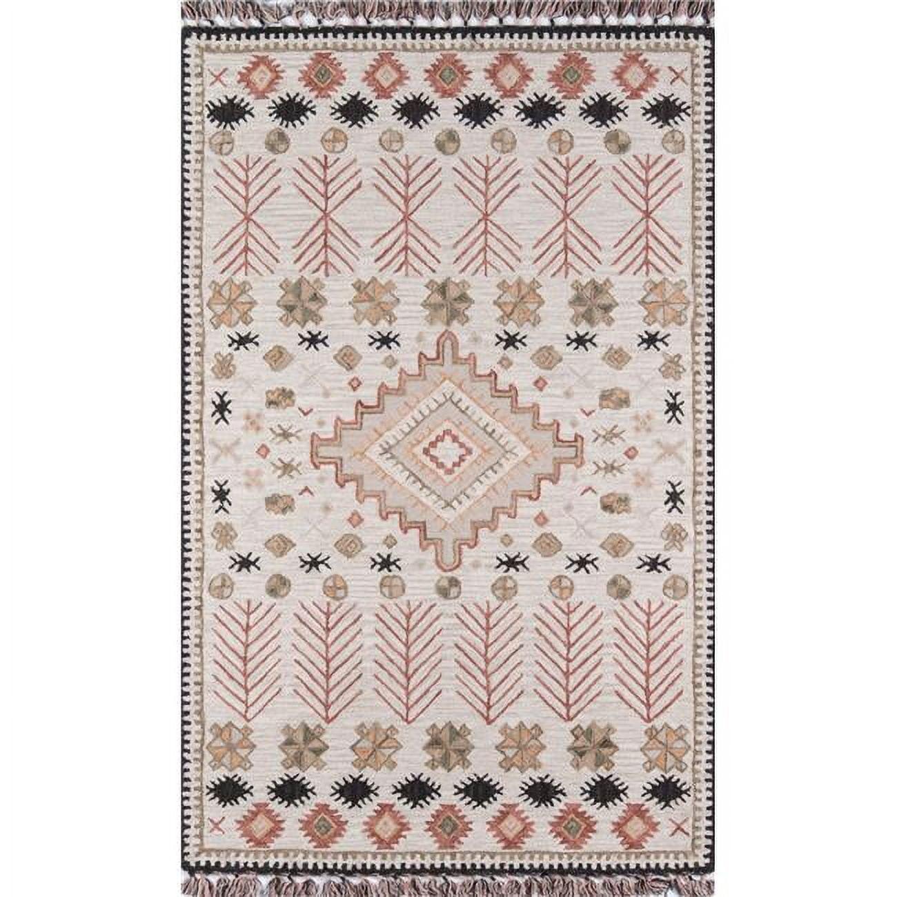 Momeni Tahoe Wool Hand Tufted Multi Area Rug 5' X 8'