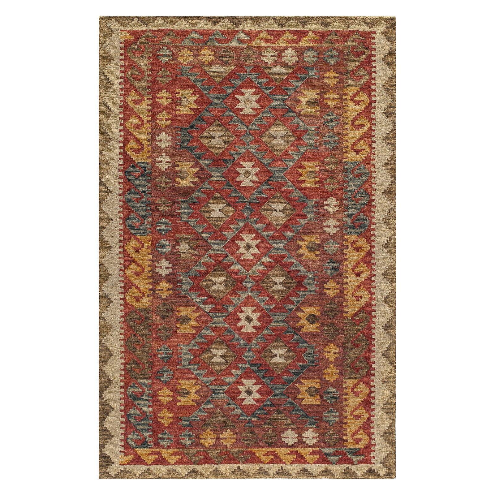 Momeni Tangier Area Rug, Red, 9'6" X 13'6"