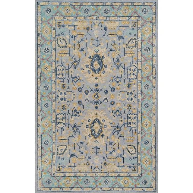 Momeni Tangier TAN30 Blue 5' X 8'