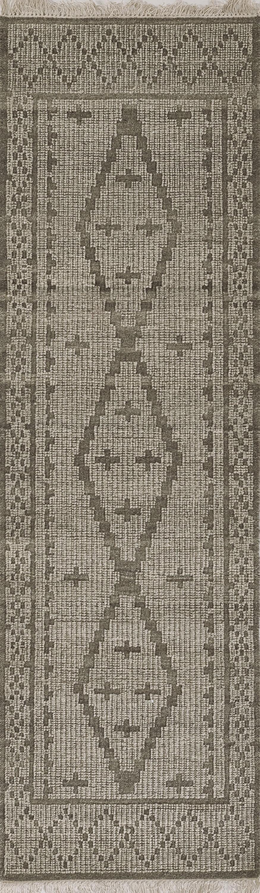Momeni Traditional Runner Area Rug, Natural, 2'3" X 8' Runner
