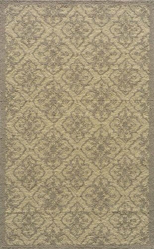 Momeni  Veranda Hand Hooked Geometric Indoor Outdoor Rug 5' x 8' 5' x 8' Outdoor, Indoor, Handmade Rectangle
